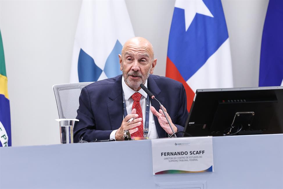 Intervención de Fernando Scaff, director del Centro de Estudios del Supremo Tribunal Federal de Brasil