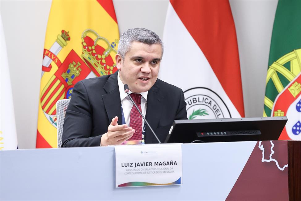 Luiz Javier Magaña, magistrado de la Sala constitucional de la Corte Suprema de Justicia de El Salvador