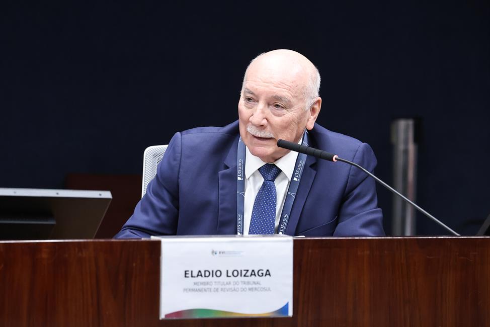 Intervención de Eladio Loizaga, miembro del Tribunal Permanente de Revisión por Paraguay