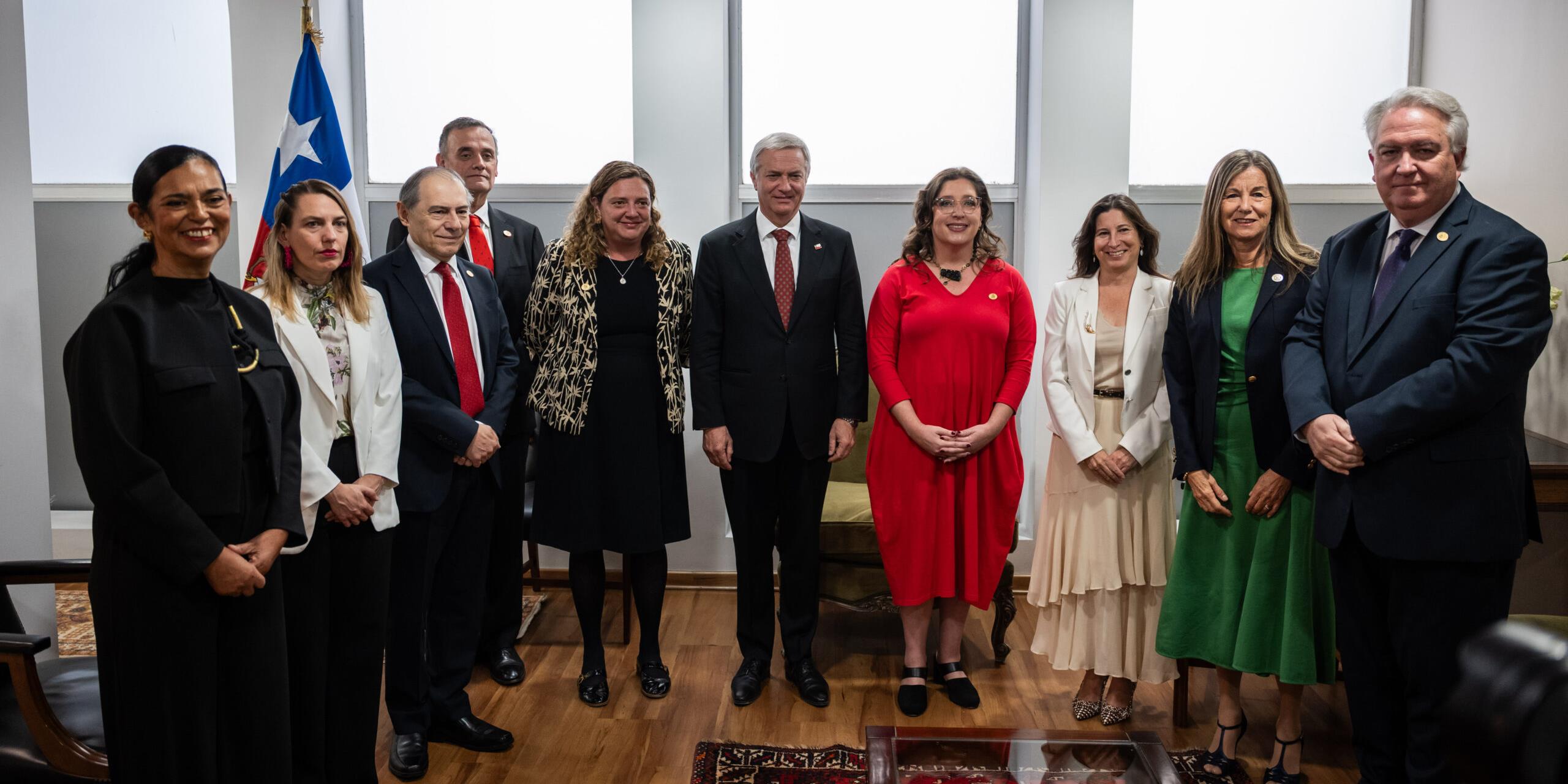 La presidenta Daniela Marzi Muñoz presentó la cuenta pública del Tribunal Constitucional de Chile