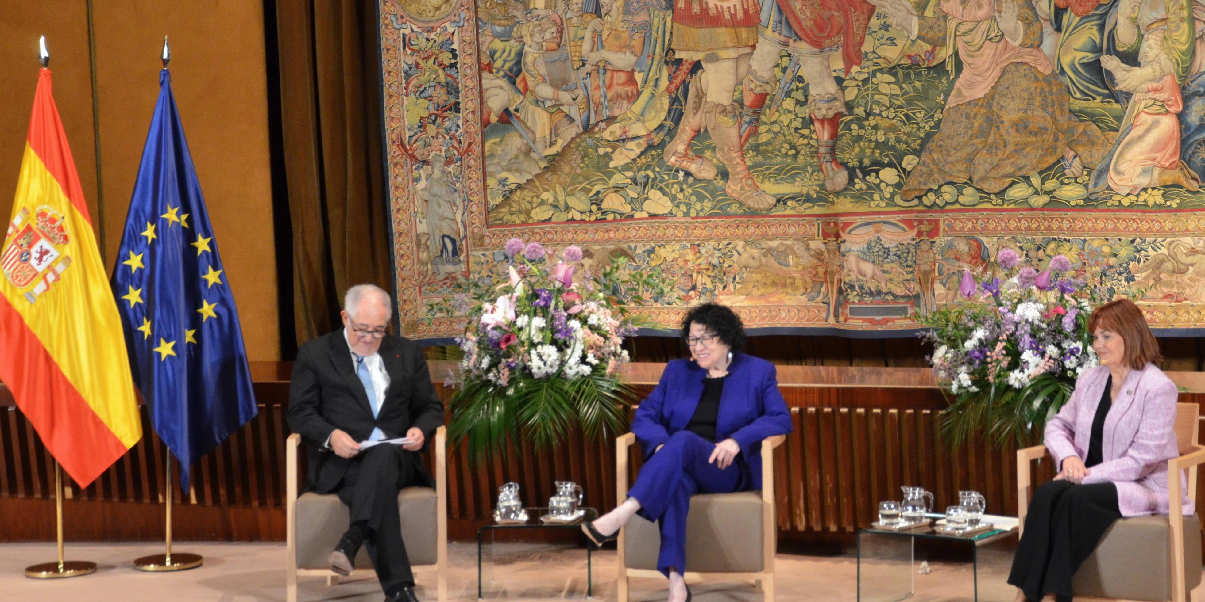 El Tribunal Constitucional de España recibe la visita de la magistrada del Tribunal Supremo de los Estados Unidos de América, Sonia Sotomayor