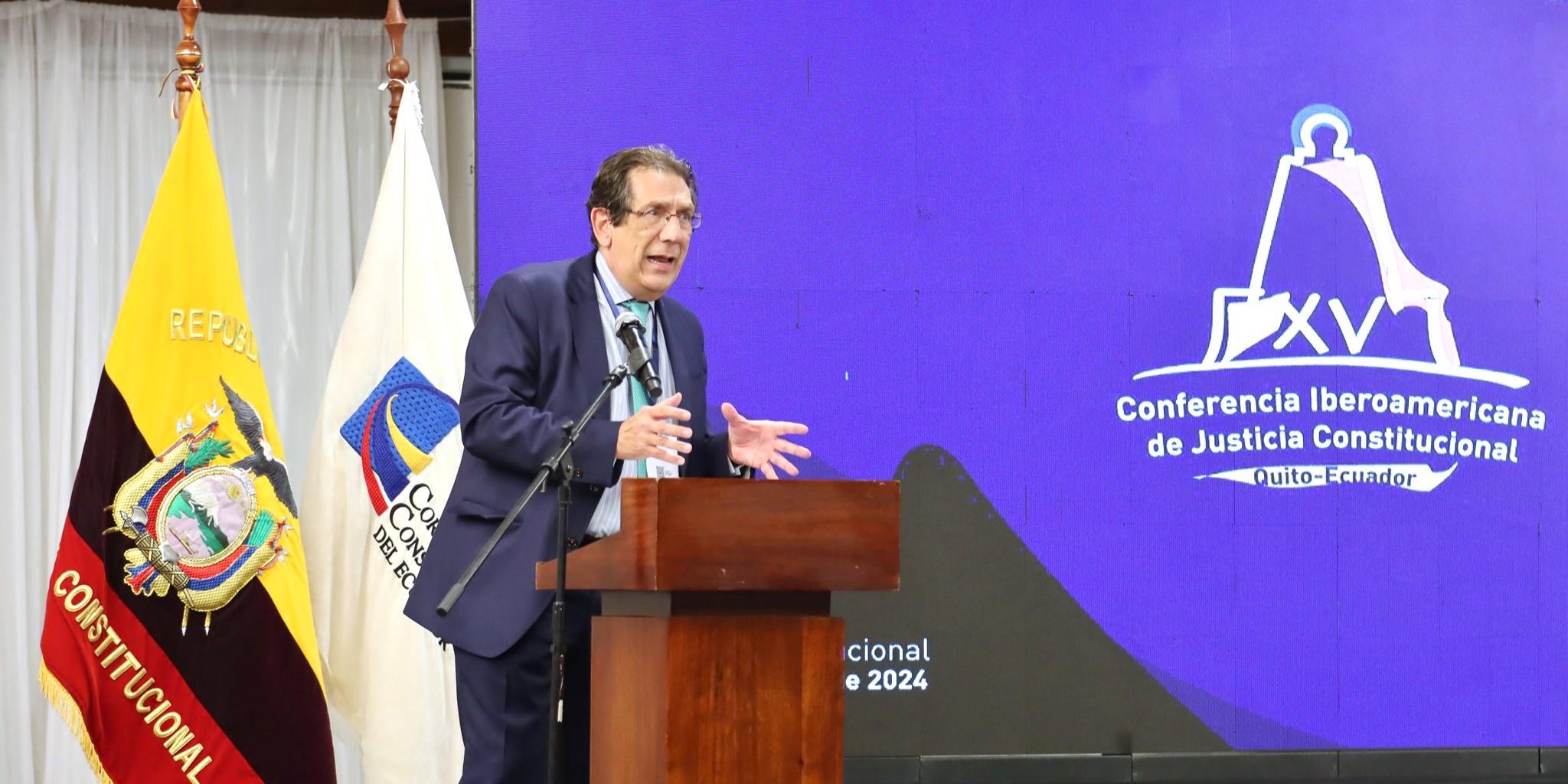 El Presidente Enrique Arnaldo: 'Tras 30 años de Conferencia Iberoamericana, la justicia constitucional y la tutela de la supremacía de Const...