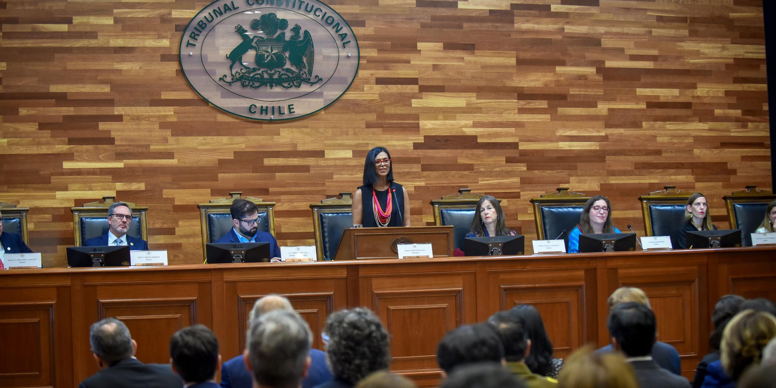 La Presidenta del Tribunal Constitucional de Chile presenta la Cuenta Pública de 2023